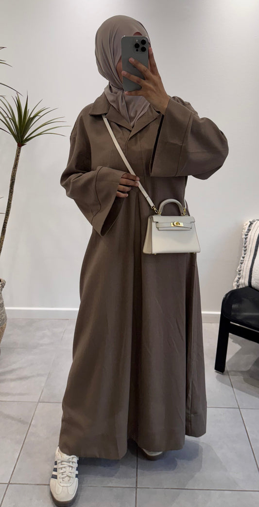 Robe longue en lin